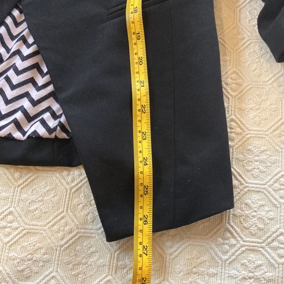 Black 3/4 ruching sleeve jacket M - Picture 8 of 9